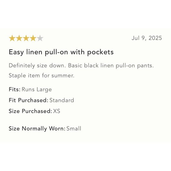 NWT Size S - Anthropologie The Somerset Pull-On Pants (100% Linen) NWT US$ 118 - Picture 10 of 16